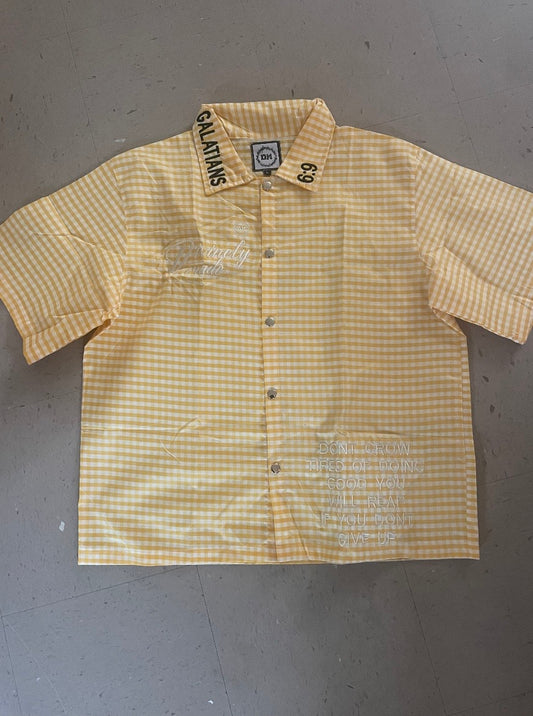Divinely Made® Galatians 6:9 Button-Up