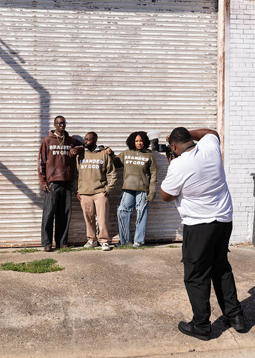 Cream & Brown “ Gods Chosen 1 tee”