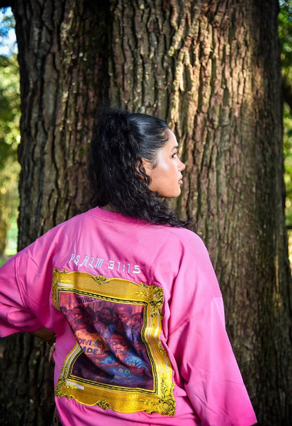 Pink Branded By God Tee